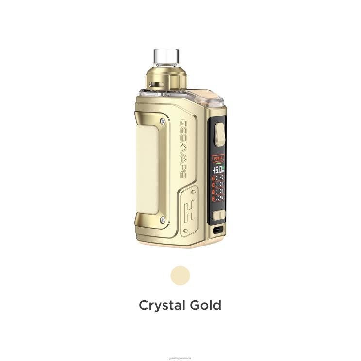 Crystal Gold - GEEKVAPE Toronto H45 (Aegis Hero 2) Pod Mod Kit Crystal Edition PZ46T141 GeekVape