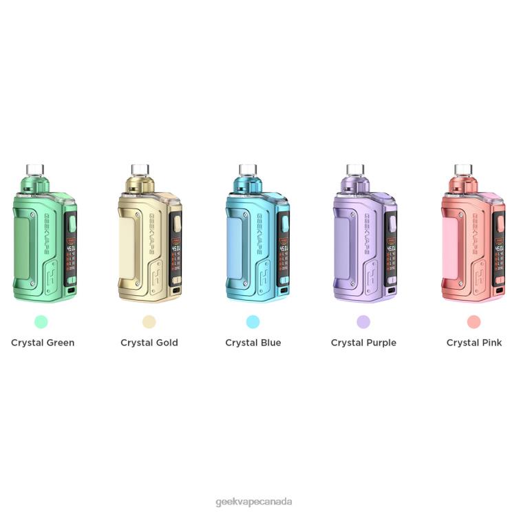 Crystal Gold - GEEKVAPE Toronto H45 (Aegis Hero 2) Pod Mod Kit Crystal Edition PZ46T141 GeekVape