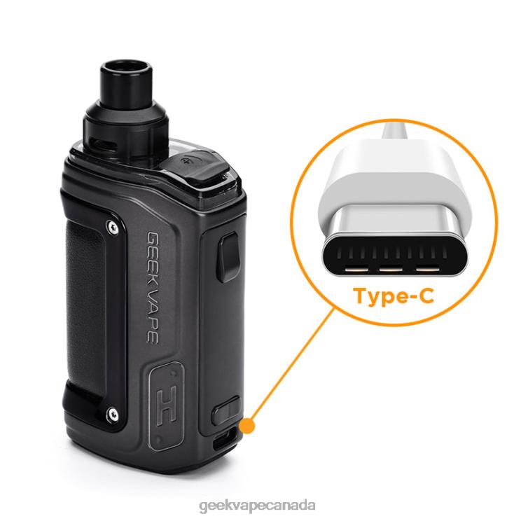 Gunmetal - GEEKVAPE for sale H45 (Aegis Hero 2) Pod Mod Kit 1400mAh 4ml PZ46T97 GeekVape