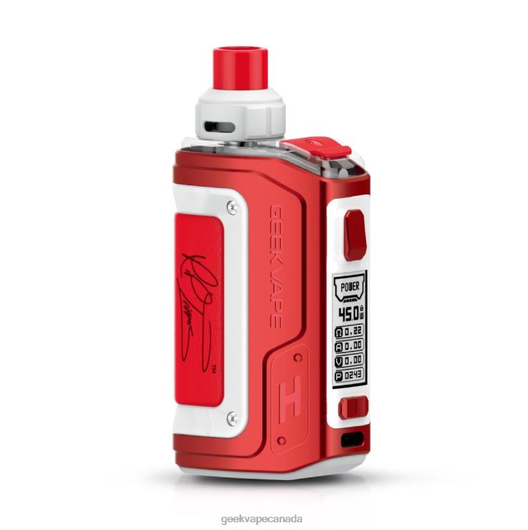 Rte Edition (Red and White) - GEEKVAPE discount H45 (Aegis Hero 2) Pod Mod Kit 1400mAh 4ml PZ46T98 GeekVape