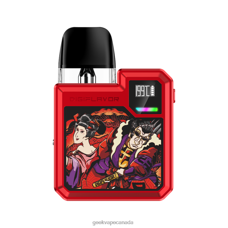 Samurai Red - GEEKVAPE for sale Digiflavor Digi-Q Kit 1000mAh PZ46T77 GeekVape