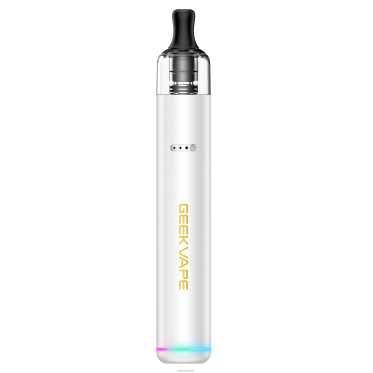 Pearl White - GEEK VAPE sale Wenax S3 (Stylus 3) Vape Pen Kit 1100mAh PZ46T63 GeekVape