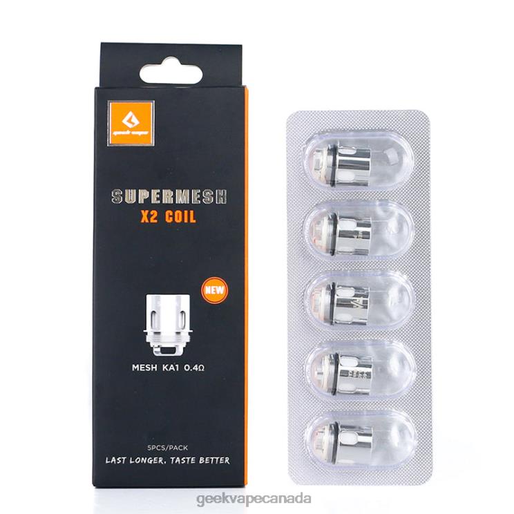 0.4OHM - GEEKVAPE for sale Super Mesh X1/X2 Coils (New Version) PZ46T17 GeekVape